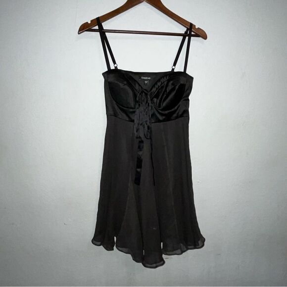 Women's Bebe Black Cocktail Dress - Picture 2 of 9